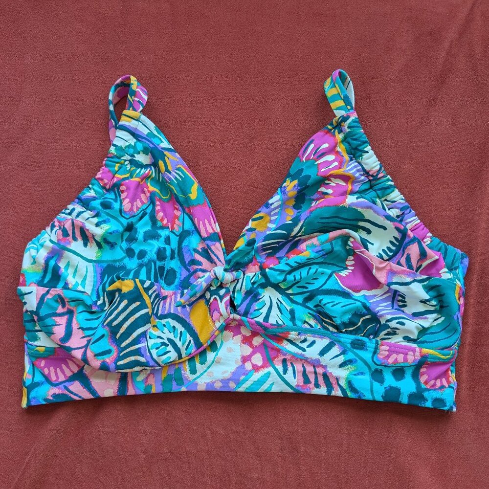 Sunsets Lush Garden Colette Underwire Bralette Bikini Top